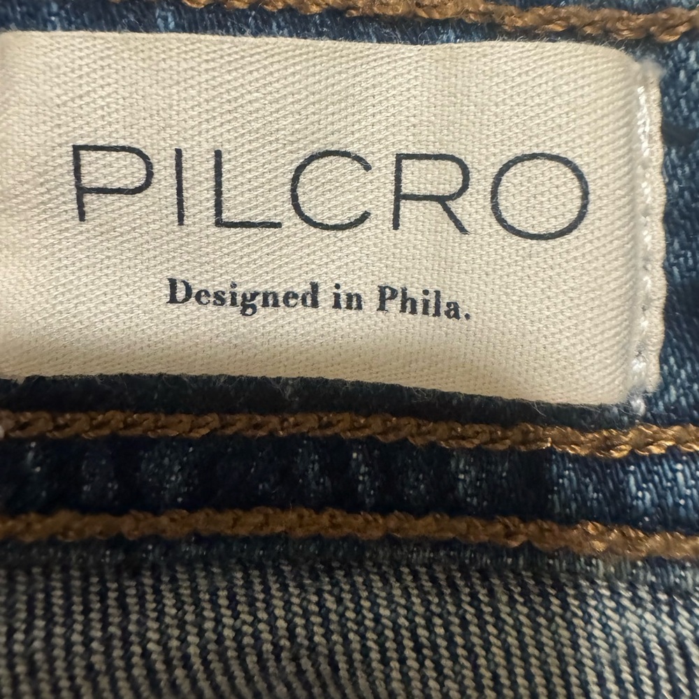 Pilcro Blue Flare & Wide Leg Jeans